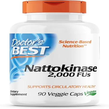 Doctor's Best, Nattokinase, 2000 UF, 90 capsules végétariennes