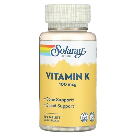 SOLARAY, vitamine K-1 ,100 mcg