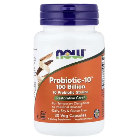 NOW Foods, Probiotic-10™, 30 Veg Capsules