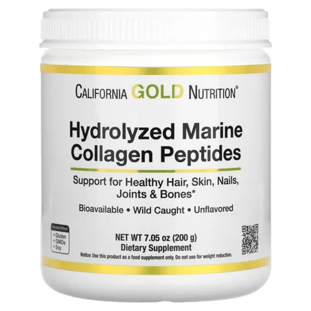 California Gold Nutrition, peptides de collier marin hydrolysés, non aromatisé, 7,05 oz (200 g)