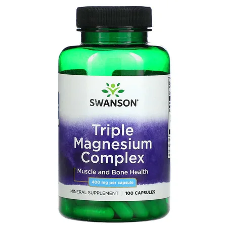 Swanson, Triple complexe de magnésium, 400 mg, 100 capsules