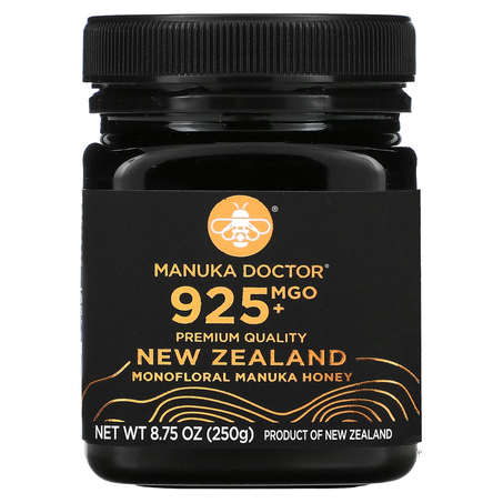 Manuka Doctor, Miel de manuka monofloral, Méthylglyoxal 925+, 250 g