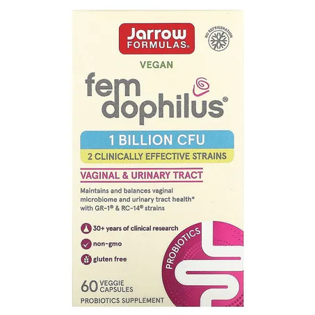 Jarrow Formulas, Fem Dophilus pour femmes, 60 capsules végétariennes