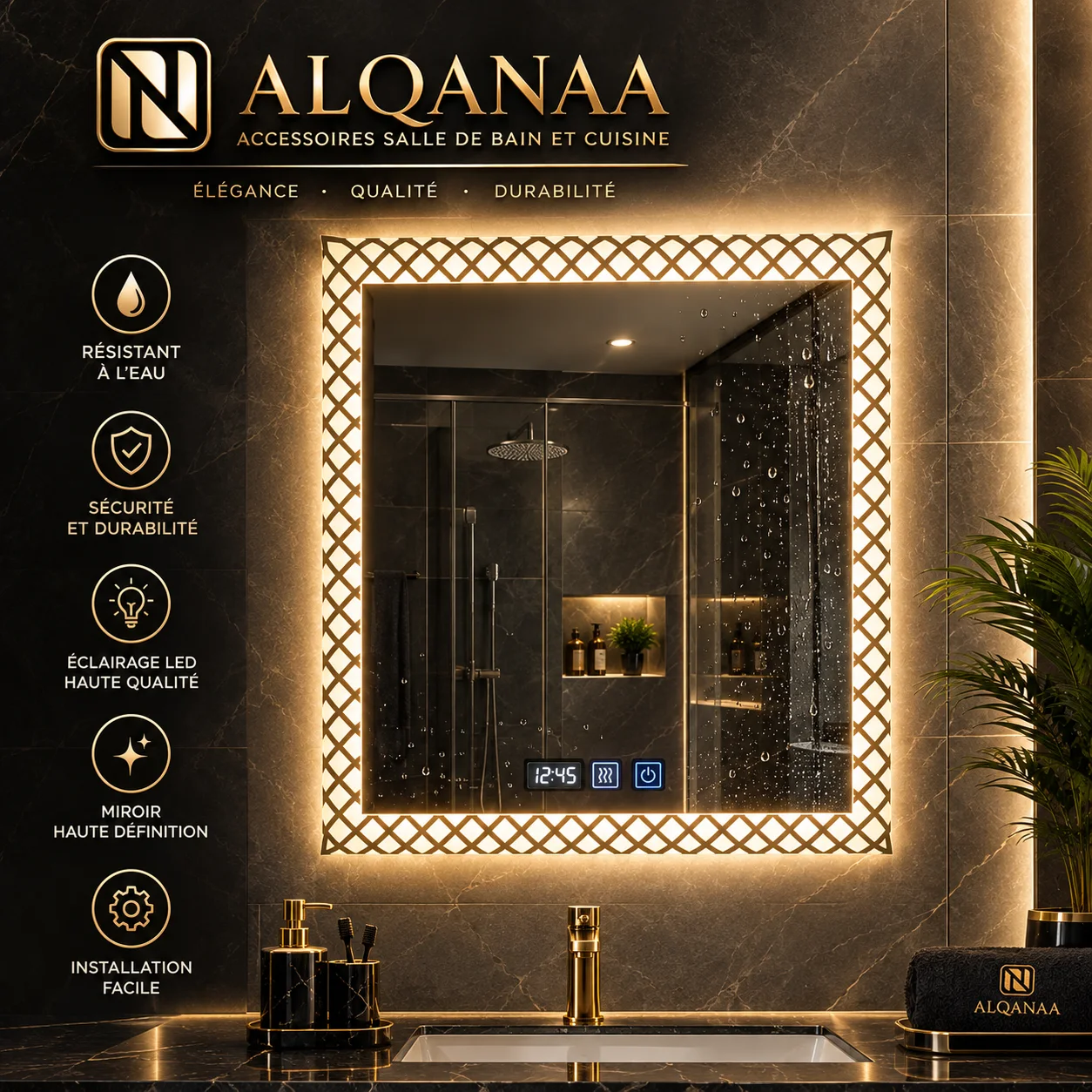مرات حمام\miroir salle de bain