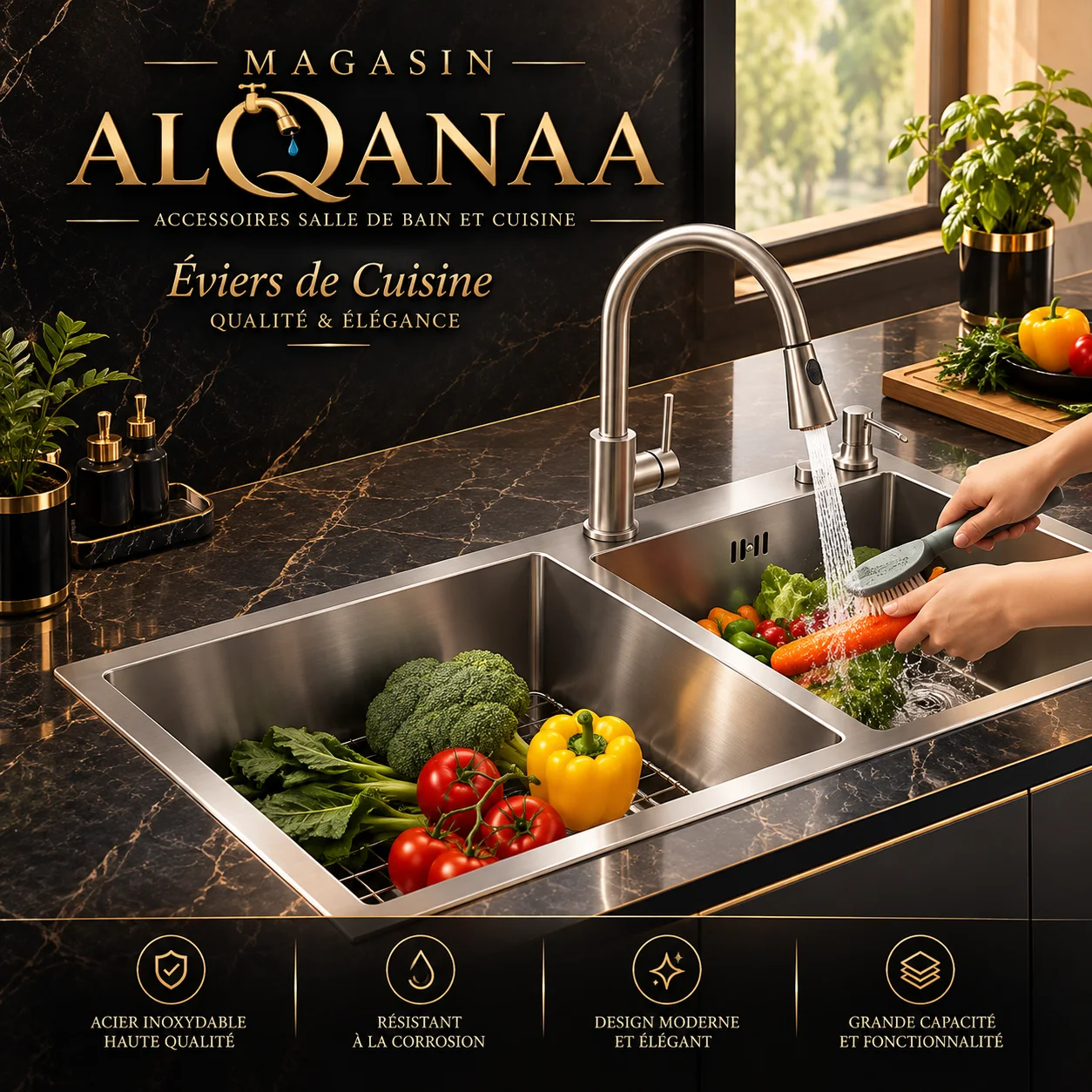 evier de cuisin \أحواض المطبخ