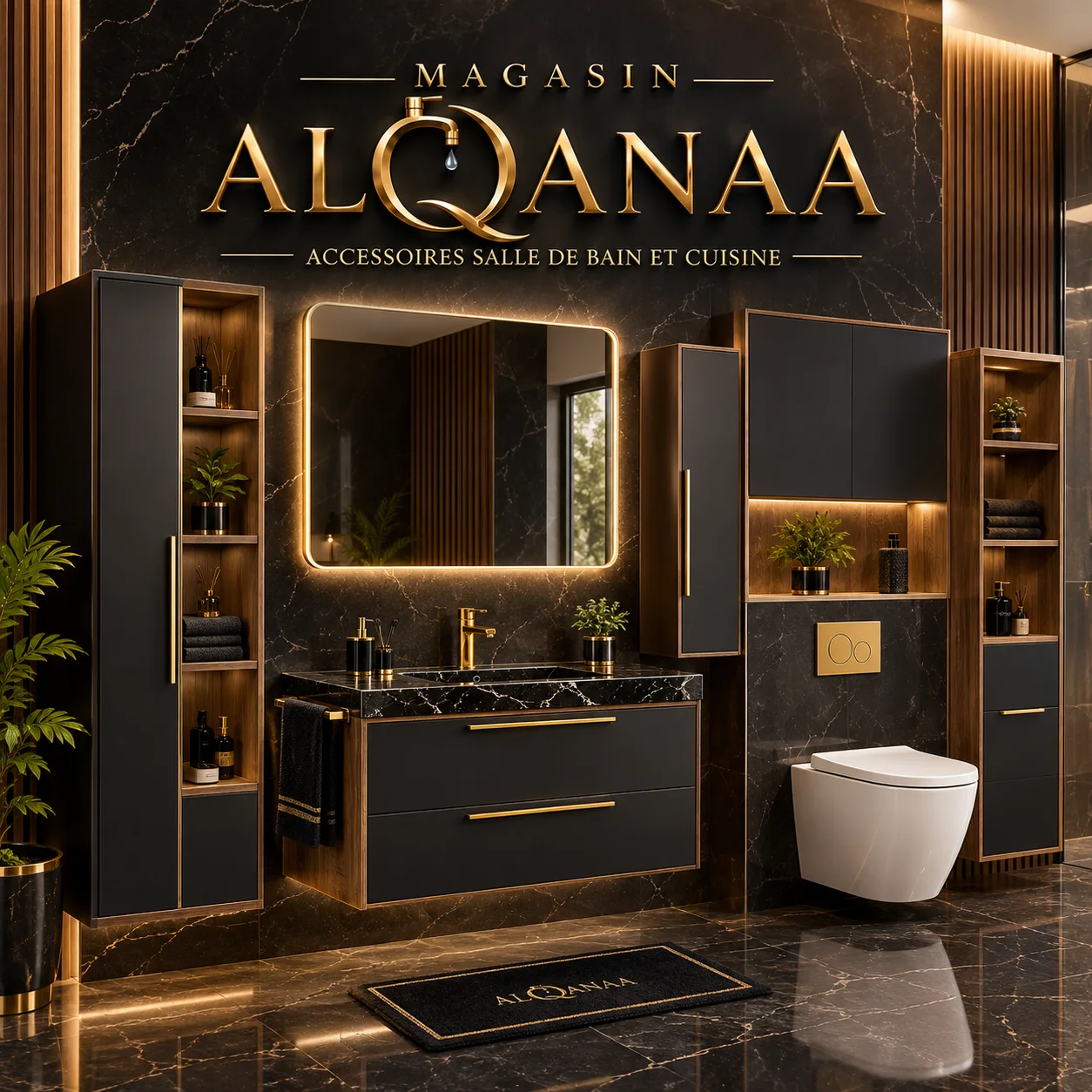 اثاث حمام \ meuble salle de bain 80cm et 60cm