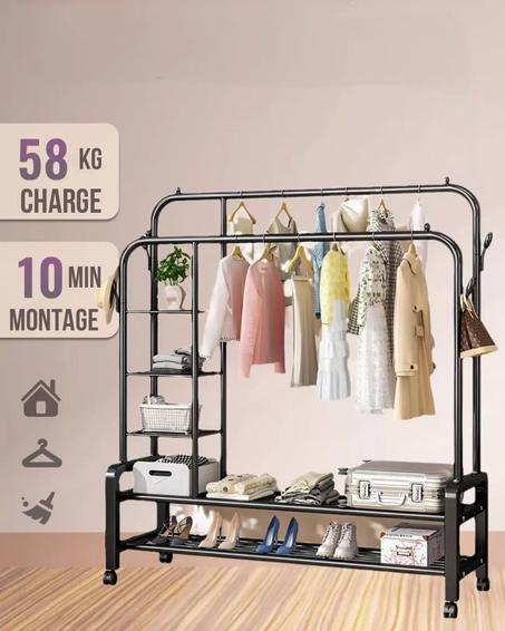 رف تعليق الملابس 58KG