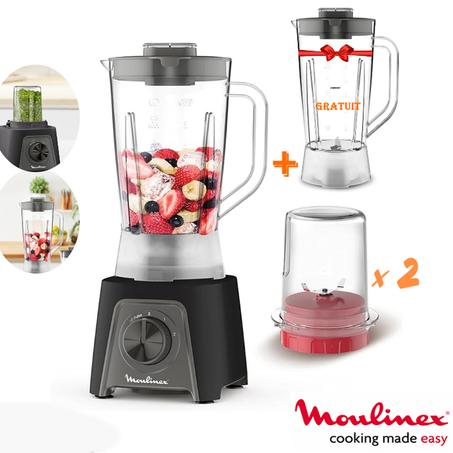 خلاط كهربائي أسود  MOULINEX