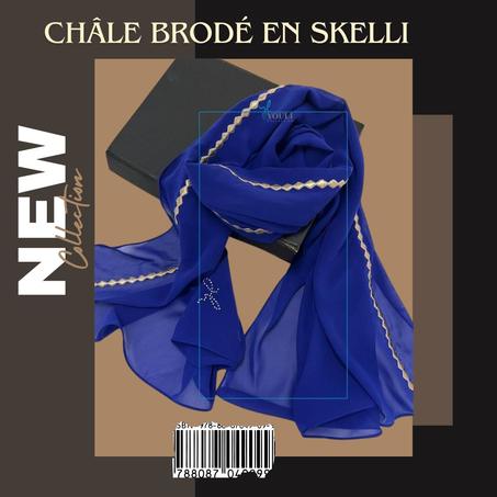 Collection Châles Brodés en Skelli