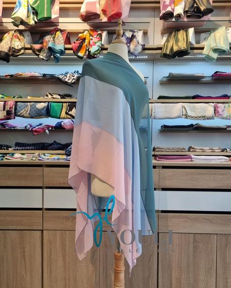 Châle Trio en Crêpe de Soie