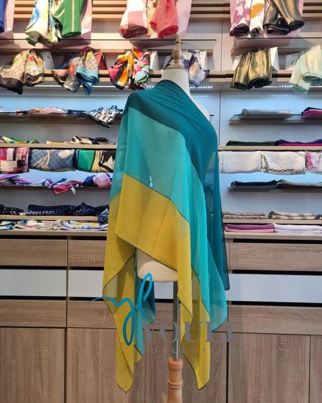 Châle Trio en Crêpe de Soie