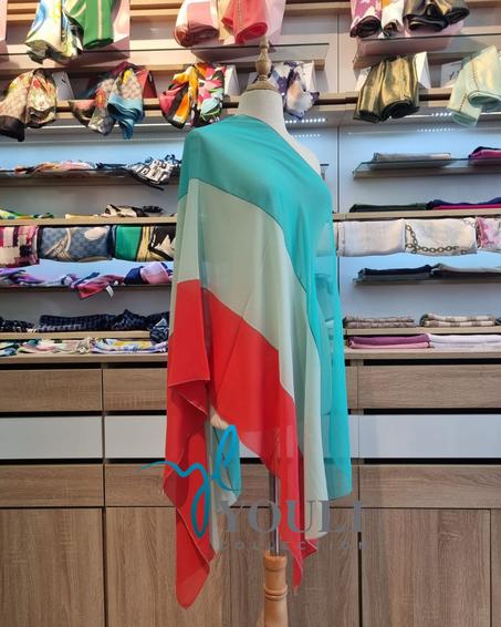 Châle Trio en Crêpe de Soie