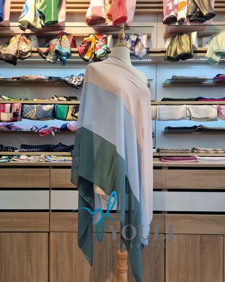 Châle Trio en Crêpe de Soie