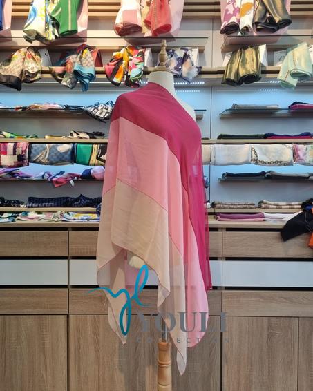 Châle Trio en Crêpe de Soie