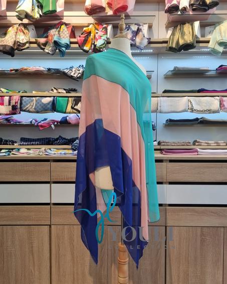 Châle Trio en Crêpe de Soie