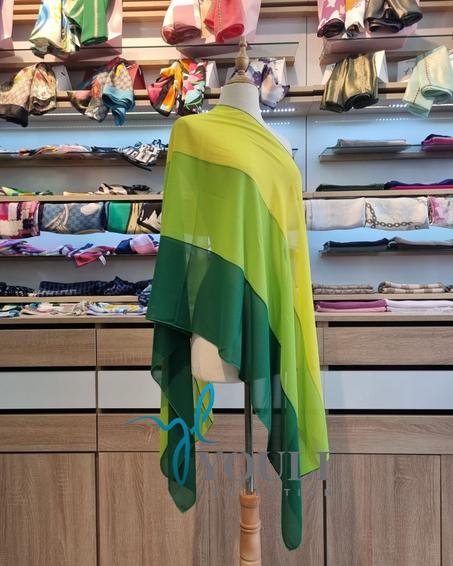 Châle Trio en Crêpe de Soie