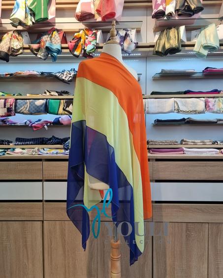 Châle Trio en Crêpe de Soie