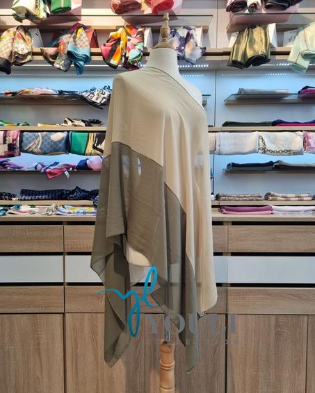 Châle Trio en Crêpe de Soie