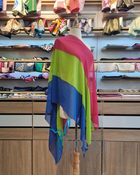 Châle Trio en Crêpe de Soie