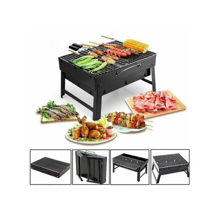 شواية فحم محمولة قابلة للطي للشواء