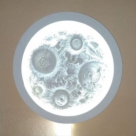💡 ديكور فاخر على شكل قمر مضيء 🌙