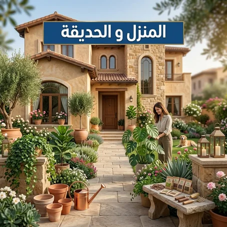المنزل و الحديقة