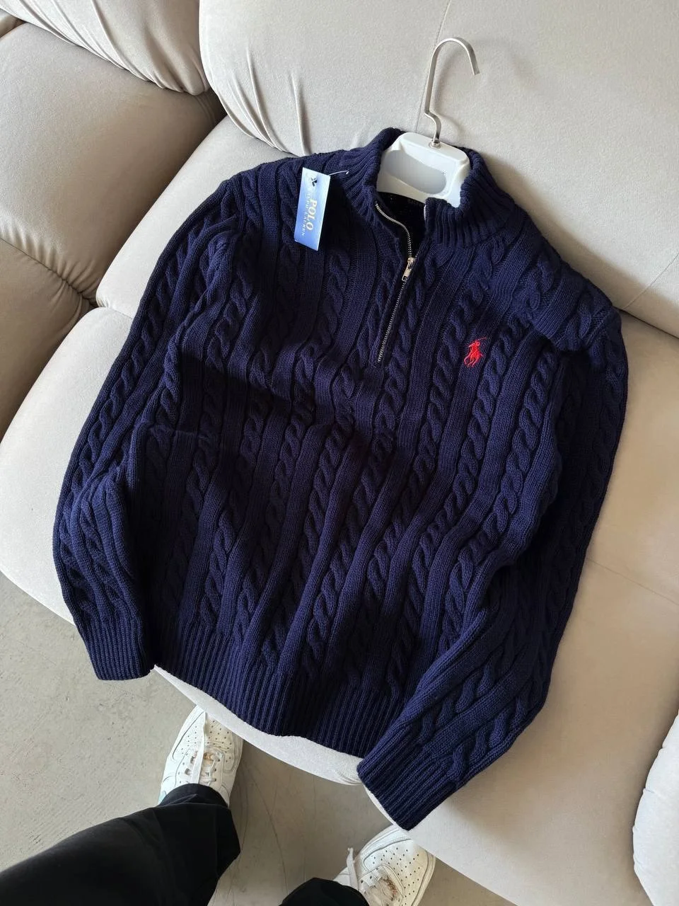 Half-Zip Sweater-تيشرت بولو