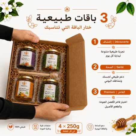 باقات SHAHIDIA الطبيعية 100%