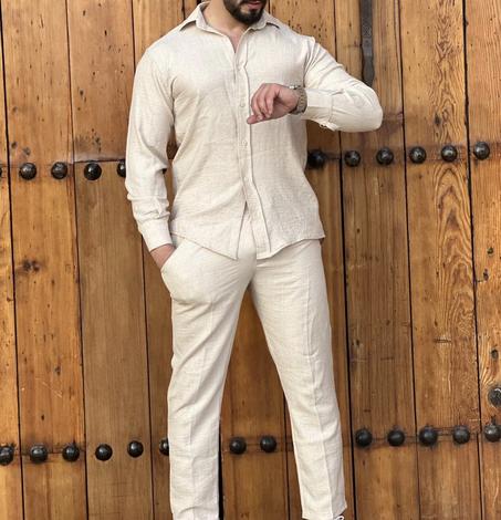 LE LIN ENSEMBLE CHEMISE PANTALON