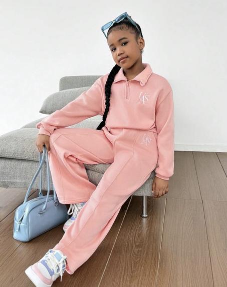 USA طاقم للفتيات موظة