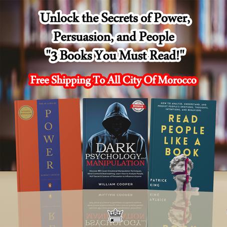The 48 Laws of Power , Dark Psycology ,Read People Like a Book