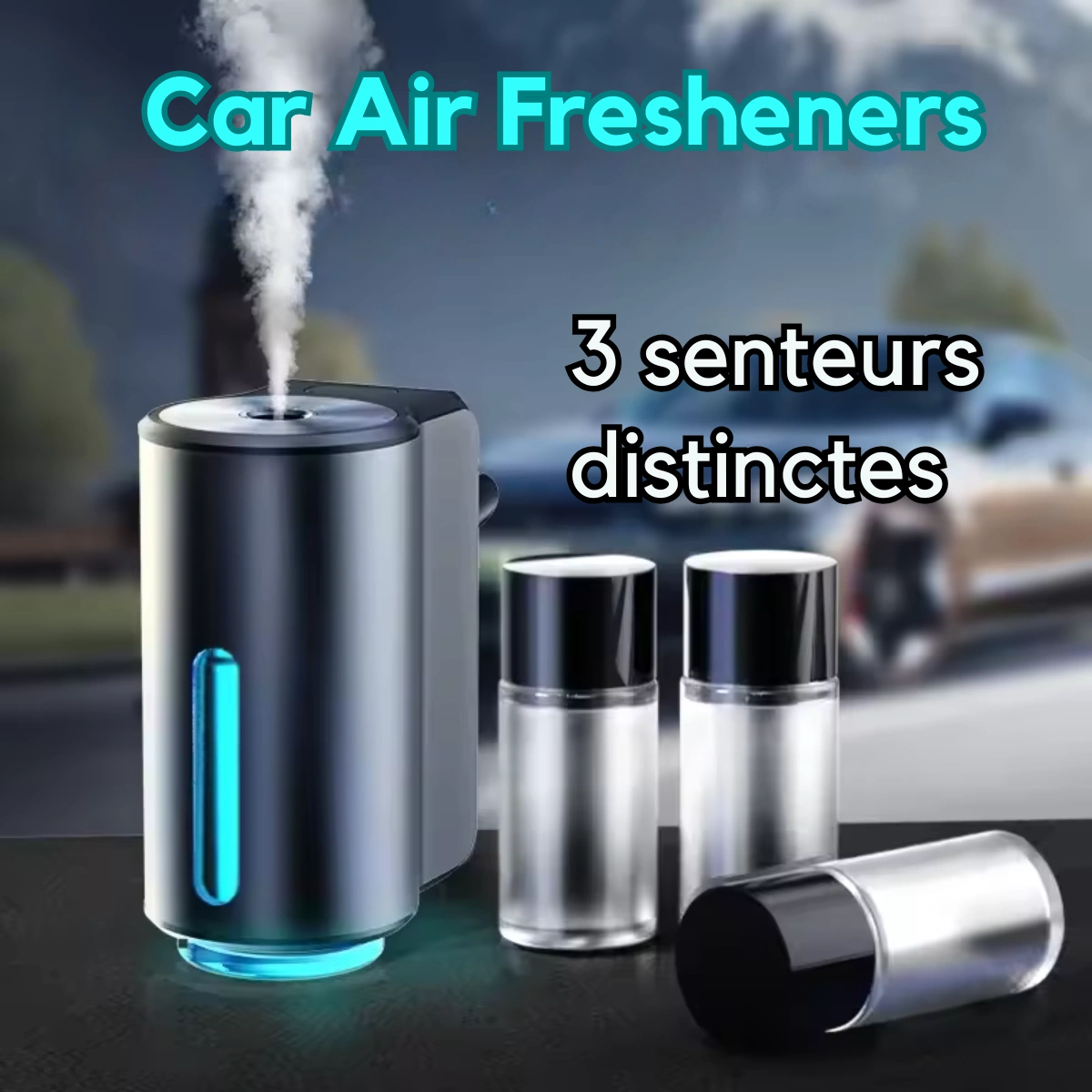 🇧🇫Diffuseur d’Arôme et Purificateur d’Air Voiture – Respirez le Confort en Route ✨