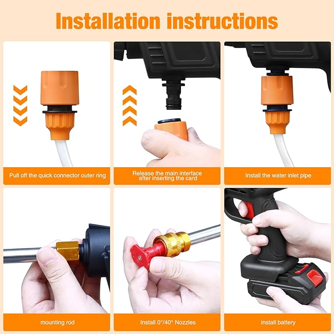 • مسدس الغسيل السيارة بالفوم