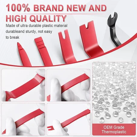 مجموعة ادوات ازالة الحواف التلقائية من 5 قطع فك بلاستيكية بدون خدوش