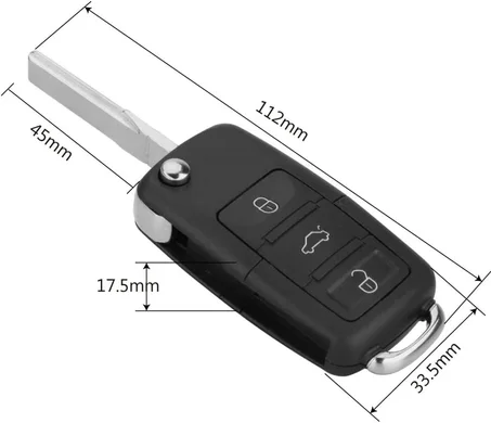 3 boton golf حافظة مفاتيح سيارة