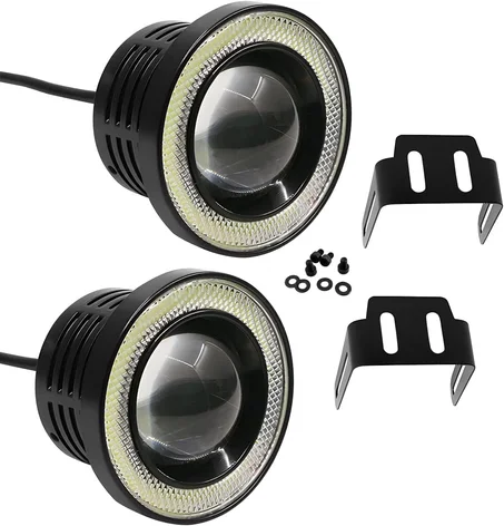 مصباح ضباب اي سيارة  مصباح  دائري عالي الطاقة