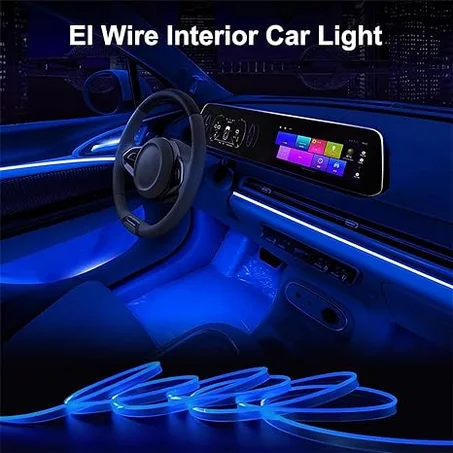 مصابيح LED  نيون  داخل السيارة،