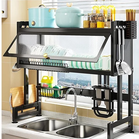 رف تجفيف الأطباق