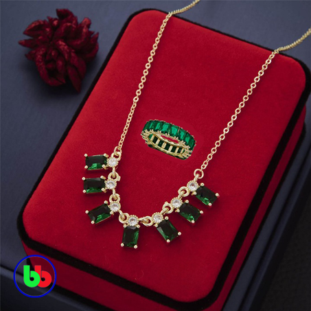 سلسلة + خاتم زركون ID S13622