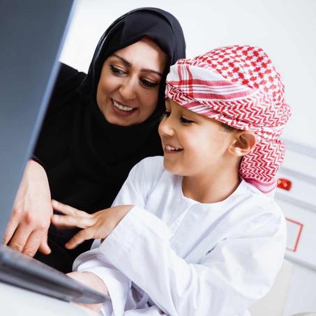 الأم والطفل