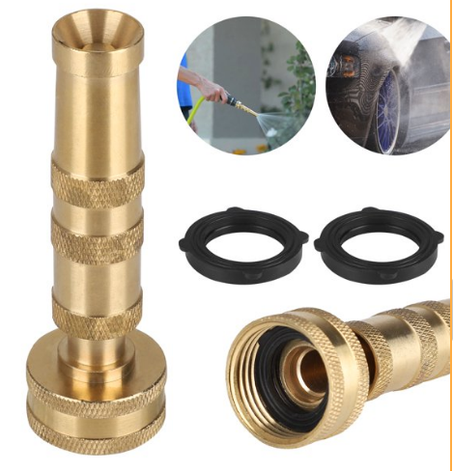 رأس خرطوم نحاسي قابل للتعديل