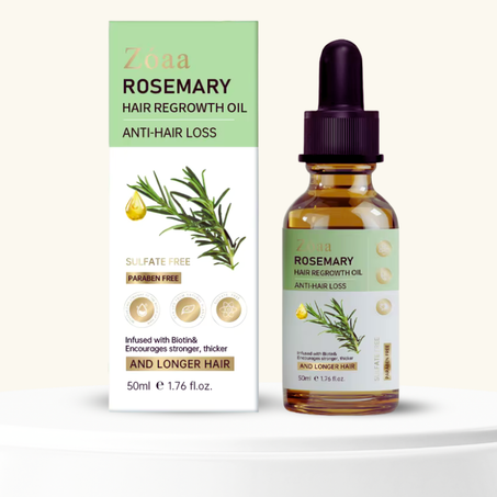 زيت إكليل الجبل الطبيعي 100% لنمو الشعر