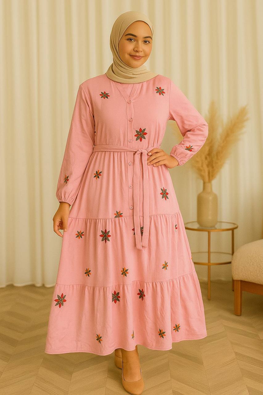 كسوة صيفية بنقشة مميزة وراحة لا مثيل لها ☀️💃