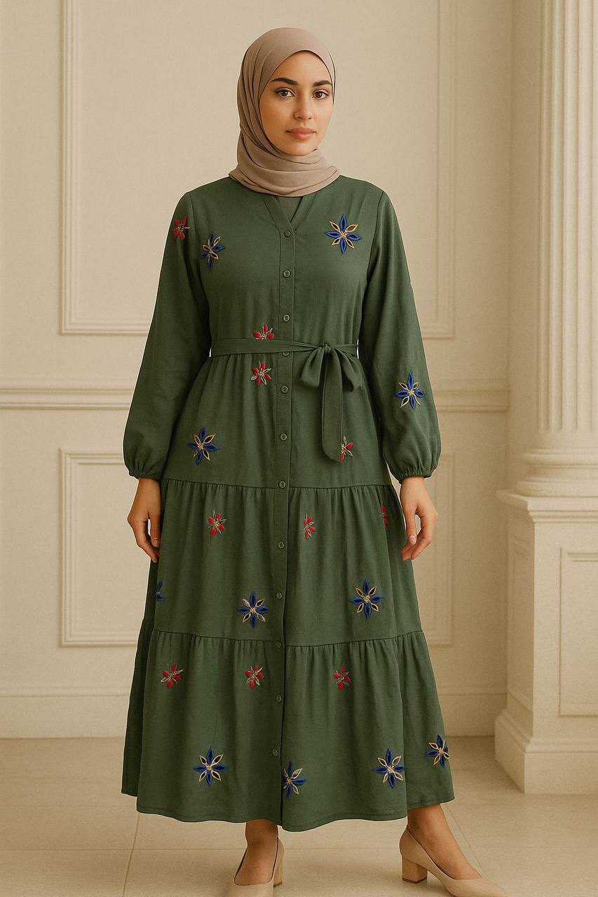 كسوة صيفية بنقشة مميزة وراحة لا مثيل لها ☀️💃