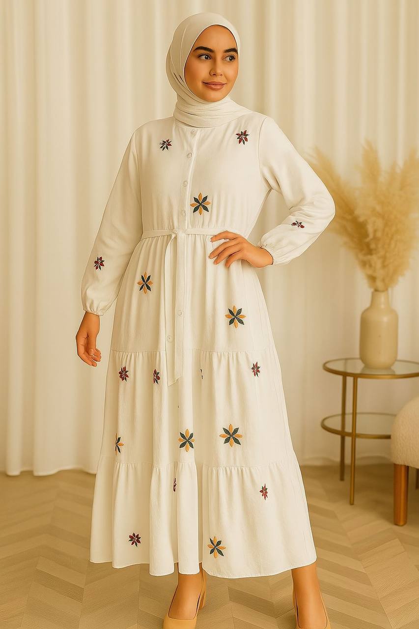 كسوة صيفية بنقشة مميزة وراحة لا مثيل لها ☀️💃