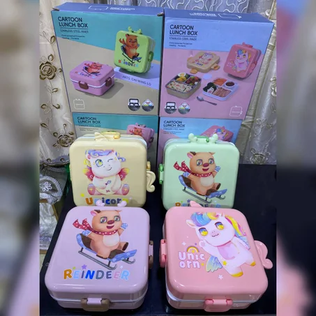 لانش بوكس اطفال 2 طبقات عملي وانيق و صحي 2025