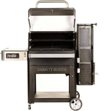 Digital charcoal grills