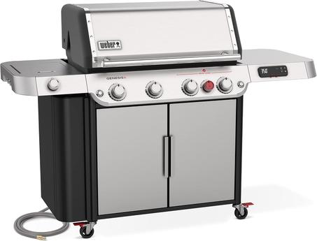 Weber Genesis SPX-435 Premium Smart Gas Grill, Natural Gas, Stainless Steel