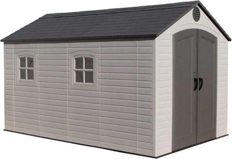 Lifetime 6402 Outdoor Storage Shed, 8 by 12.5 Feet; 2 windows
