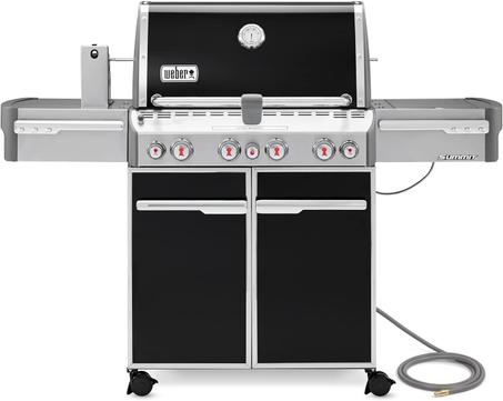 Weber Summit E-470 4-Burner Natural Gas Grill, Black